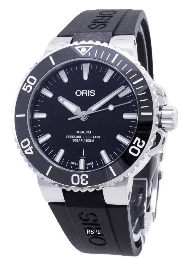 Oris Aquis Date 01-733-7730-4134-07-4-24-64EB Automatic 300M Men's Watch