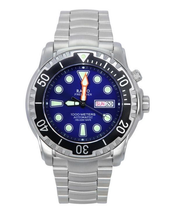 Ratio FreeDiver Helium-Safe 1000M Sapphire Automatic 1068HA96-34VA-BLU Men's Watch