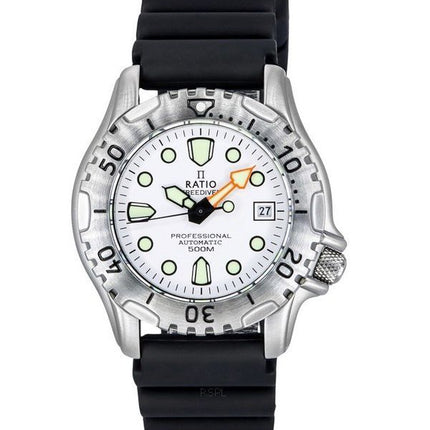 Ratio FreeDiver Professional 500M Sapphire White Dial Automatic 32GS202A-WHT Men's Watch