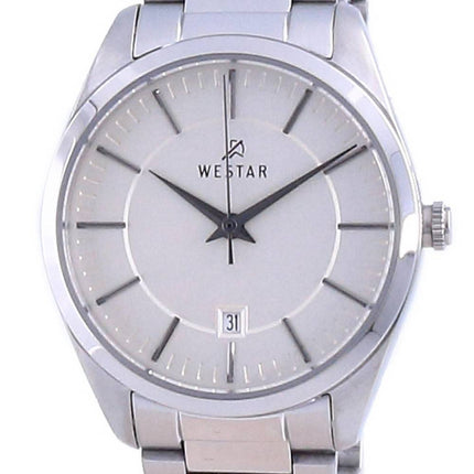 Westar Champagne Dial Stainless Steel Quartz 40213 STN 102 Women's Watch