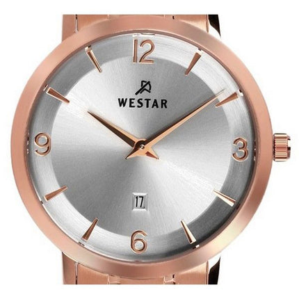 Westar Profile Stainless Steel Silver Dial Quartz 40220PPN607 Womens Watch