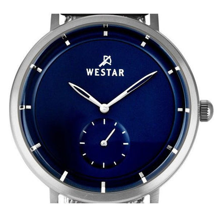 Westar Profile Stainless Steel Blue Dial Quartz 50247STN104 Mens Watch