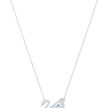 Swarovski Swan White Rhodium Necklace 5514421 For Women