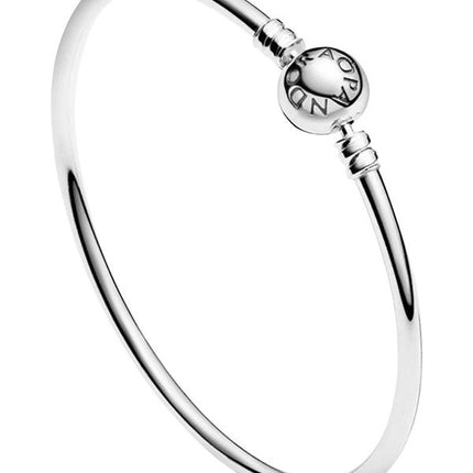 Pandora Moments Sterling Silver Bangle 590713-21 For Women