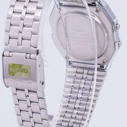 Casio Digital Alarm Chrono Stainless Steel A159WA-N1DF A159WA-N1 Men's Watch