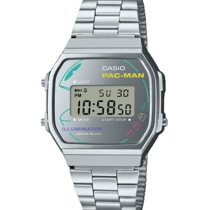 Casio Vintage Digital PAC-MAN Collaboration Quartz A168WEPC-7A Unisex Watch