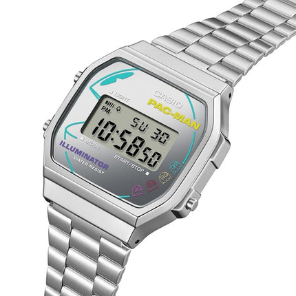 Casio Vintage Digital PAC-MAN Collaboration Quartz A168WEPC-7A Unisex Watch