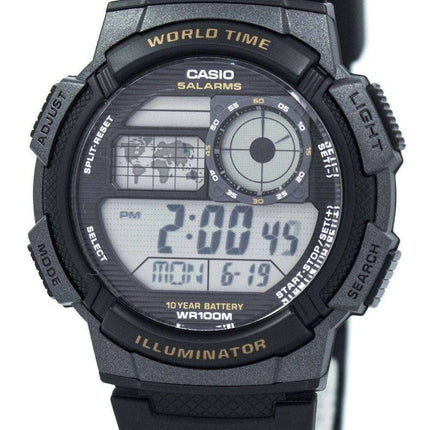 Casio Youth Digital World Time AE-1000W-1AV AE1000W-1AV Men's Watch