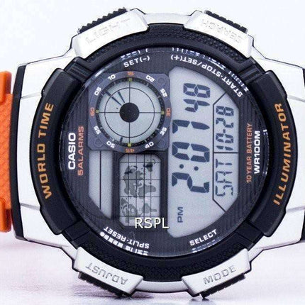 Casio Youth Series Illuminator World Time Alarm AE-1000W-4BV AE1000W-4BV Men's Watch