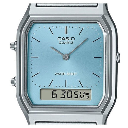 Casio Vintage Analog Digital Turquoise Blue Dial Quartz AQ-230A-2A1 Unisex Watch