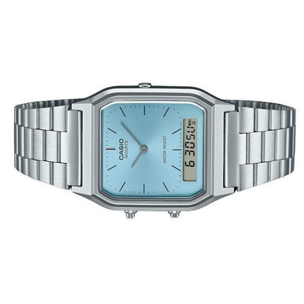 Casio Vintage Analog Digital Turquoise Blue Dial Quartz AQ-230A-2A1 Unisex Watch