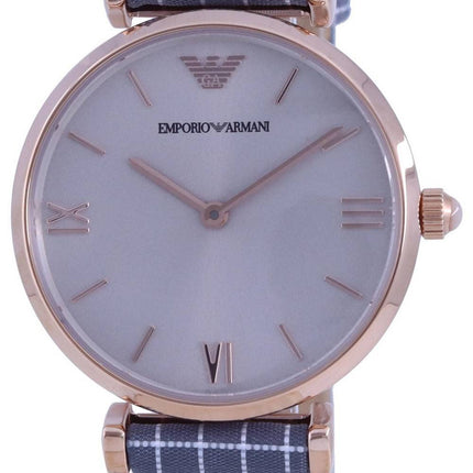 Emporio Armani Gianni T-Bar Grey Dial Quartz AR11386 Womens Watch