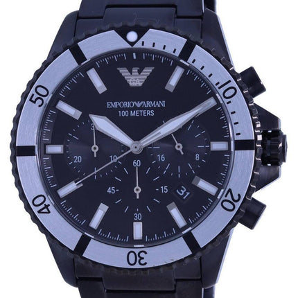 Emporio Armani Diver Chronograph Quartz AR80050 100M Mens Watch