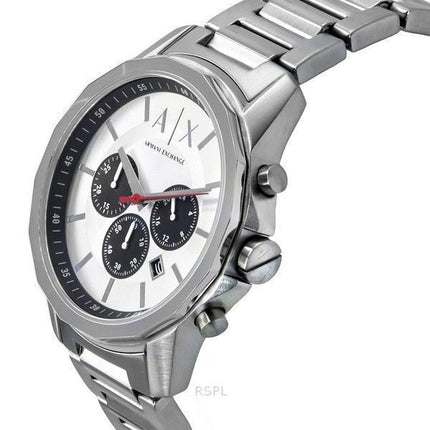 Armani Exchange Chronograph Stainless Steel Silver Dial Quartz AX1742 Men's Watch