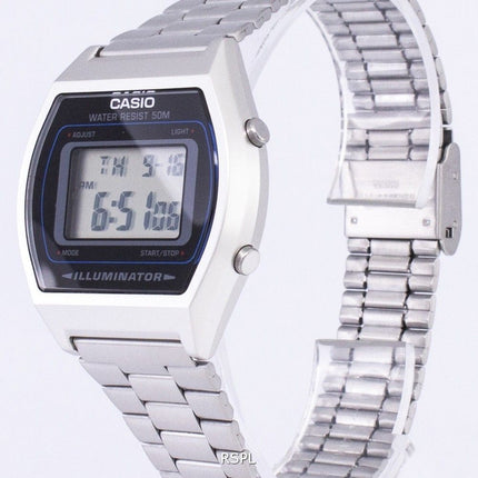 Casio Digital Quartz Stainless Steel Illuminator B640WD-1AVDF B640WD-1AV Men's Watch