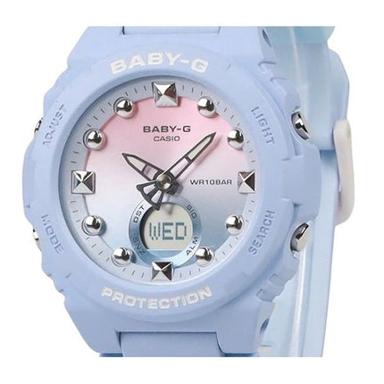 Casio Baby-G Analog Digital Resin Strap Multicolor Dial Quartz BGA-320-2A1 100M Women's Watch