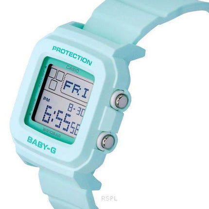 Casio Baby-G Digital Resin Strap Mint Green Dial Quartz BGD-10-3 100M Women's Watch