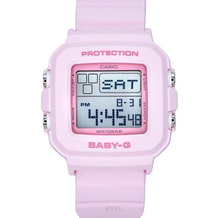 Casio Baby-G Digital Resin Strap Pink Dial Quartz BGD-10-4 100M Women's Watch