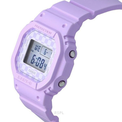 Casio Baby-G Skater Fashion Digital Purple Resin Strap Quartz BGD-565GS-6 100M Women's Watch