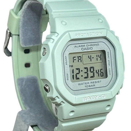 Casio Baby-G Digital Green Resin Strap Quartz BGD-565SC-3 100M Women's Watch