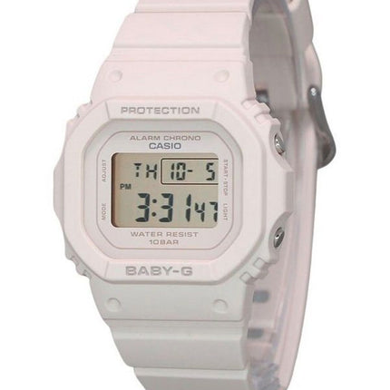 Casio Baby-G Digital Beige Pink Resin Strap Quartz BGD-565U-4 100M Womens Watch