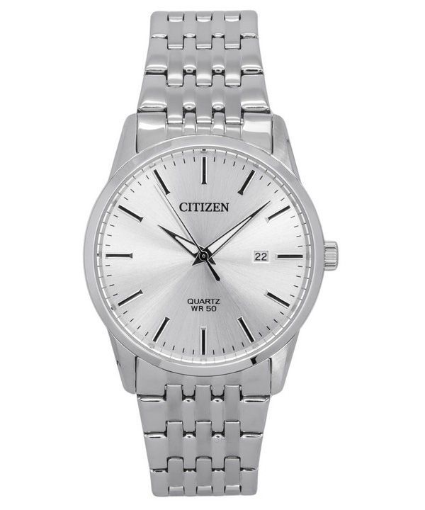 Citizen Stainless Steel Bracelet Silver Dial Quartz BI5000-87A Mens Watch