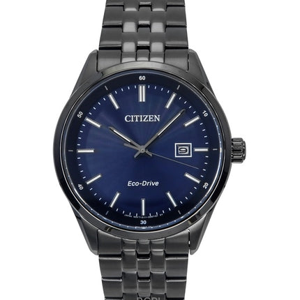 Citizen Eco-Drive Stainless Steel Blue Dial BM7567-50L 100M Men's Watch