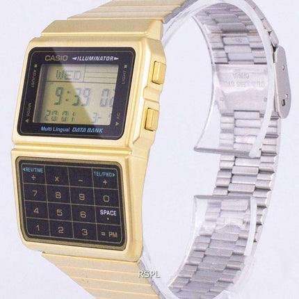 Casio Digital Stainless Steel Data Bank Multi-Lingual DBC-611G-1DF DBC611G-1DF Men's Watch