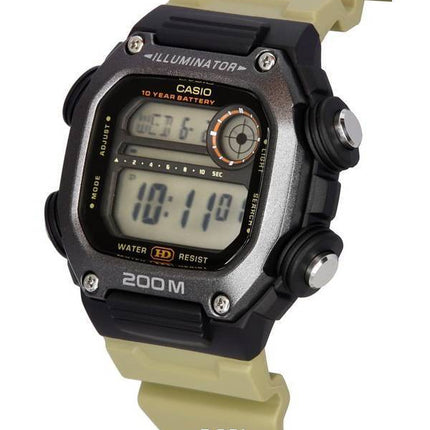 Casio Standard Digital Sand Resin Band Quartz DW-291HX-5A DW291HX-5 200M Men's Watch