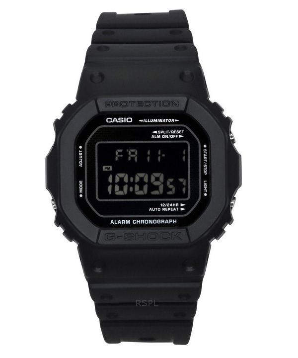 Casio G-Shock Digital Bio-Based Resin Strap Quartz DW-5600RW-1 200M Mens Watch