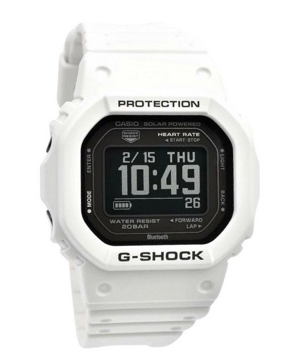 Casio G-Shock G-Squad Digital Smartphone Link Bluetooth Bio Based Resin Solar DW-H5600-7 200M Men's Watch