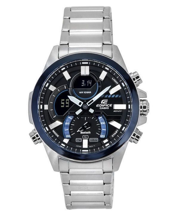 Casio Edifice Smartphone Link Analog Digital Grey Dial Quartz ECB-30DB-1A 100M Men's Watch