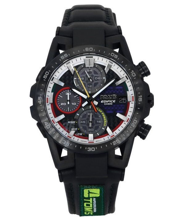 Casio Edifice Sospensione Analog TOMS 50th Anniversary Edition Black Dial Solar EFS-S641TMS-1A 100M Mens Watch