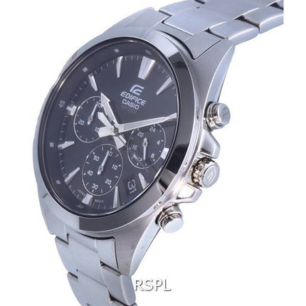 Casio Edifice Chronograph Analog Stainless Steel Quartz EFV-630D-1AV EFV630D-1 100M Mens Watch