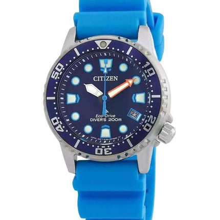 Citizen Promaster Dive Polyurethane Strap Blue Dial Eco-Drive EO2028-06L 200M Mens Watch