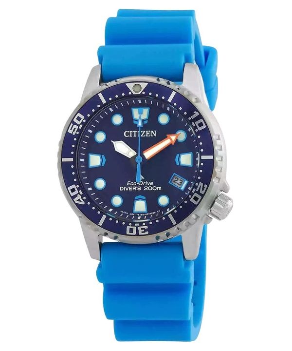 Citizen Promaster Dive Polyurethane Strap Blue Dial Eco-Drive EO2028-06L 200M Mens Watch