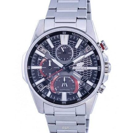 Casio Edifice Mobile Link Analog Solar EQB-1200D-1A EQB1200D-1 100M Mens Watch