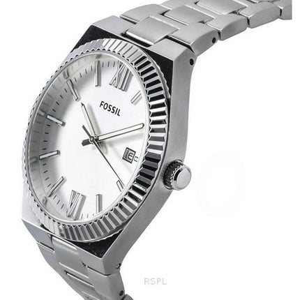 Fossil Scarlette Stainless Steel Silver Dial Quartz ES5300 Women's Watch