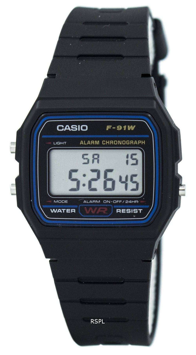 Casio Classic F-91W-1SDG F91W-1SDG Chronograph Men's Watch