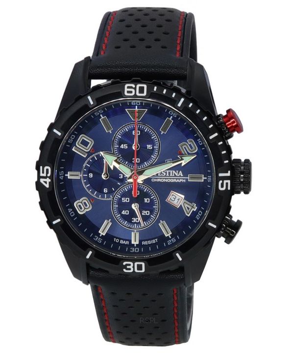 Festina Sport Chronograph Blue Dial Quartz 20519-2 100M Men's Watch