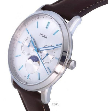 Fossil Neutra Minimalist Moonphase Silver Dial Quartz FS5905 Mens Watch