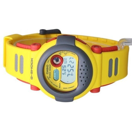 Casio G-Shock Digital Smartphone Link Yellow Resin Strap Quartz G-B001MVE-9 200M Mens Watch With Extra Strap