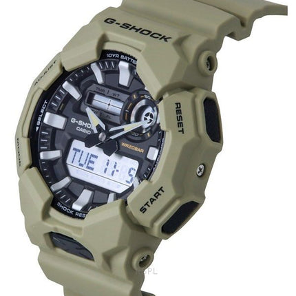 Casio G-Shock Analog Digital Bio-Based Resin Strap Black Dial Quartz GA-010-5A 200M Mens Watch