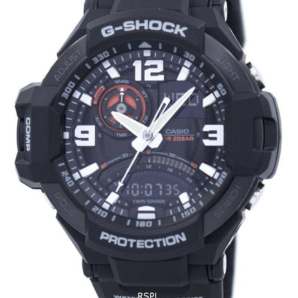 Casio G-Shock GRAVITYMASTER Twin Sensor GA-1000-1A GA1000-1A Men's Watch