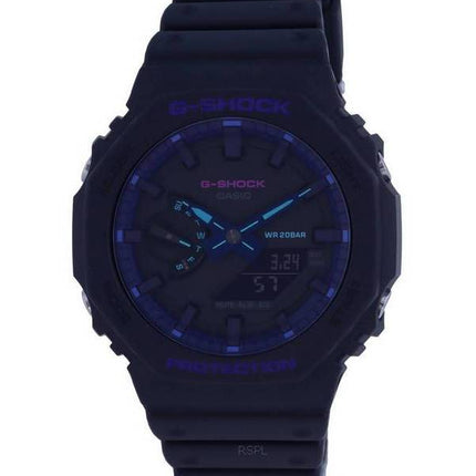 Casio G-Shock Analog Digital Black Dial Quartz GA-2100VB-1A GA2100VB-1 200M Men's Watch