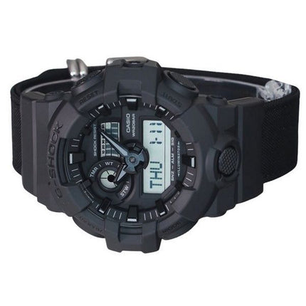 Casio G-Shock Analog Digital Eco Cloth Strap Black Dial Quartz GA-700BCE-1A 200M Men's Watch