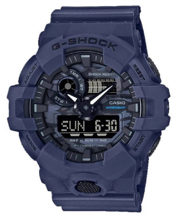 Casio G-Shock Analog Digital Camouflage Dial Quartz GA-700CA-2A GA700CA-2 200M Mens Watch