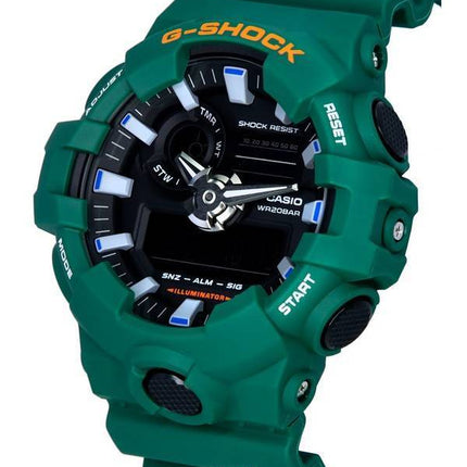 Casio G-Shock Popular Spirited Colours Green Analog Digital Quartz GA-700SC-3A GA700SC-3 200M Mens Watch