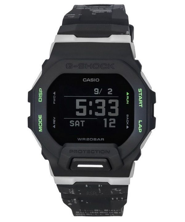 Casio G-Shock Move G-Squad Digital Resin Strap Quartz GBD-200LM-1 200M Mens Watch