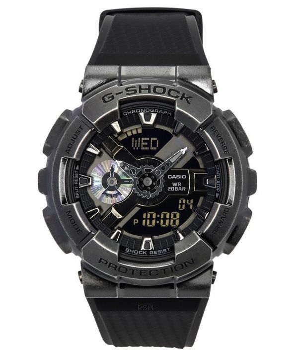 Casio G-Shock Analog Digital Resin Strap Grey Dial Quartz GM-110VB-1A 200M Men's Watch